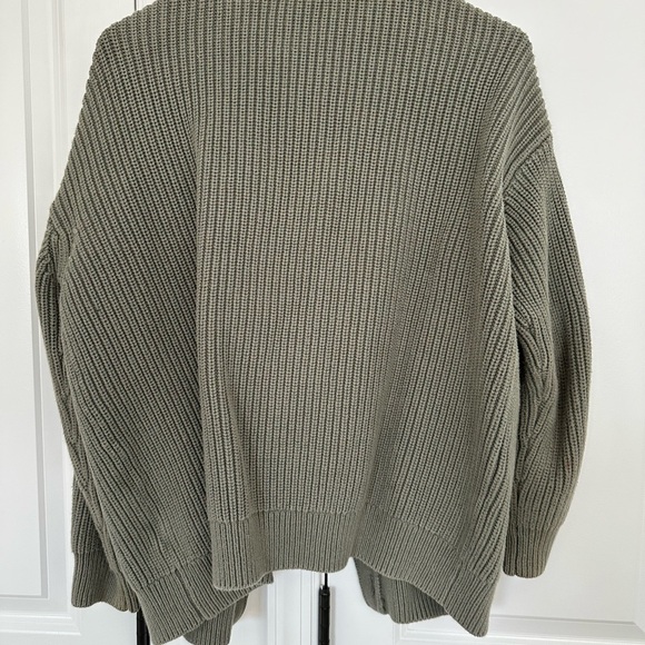 Quince Sage Green Cardigan - Picture 4 of 5